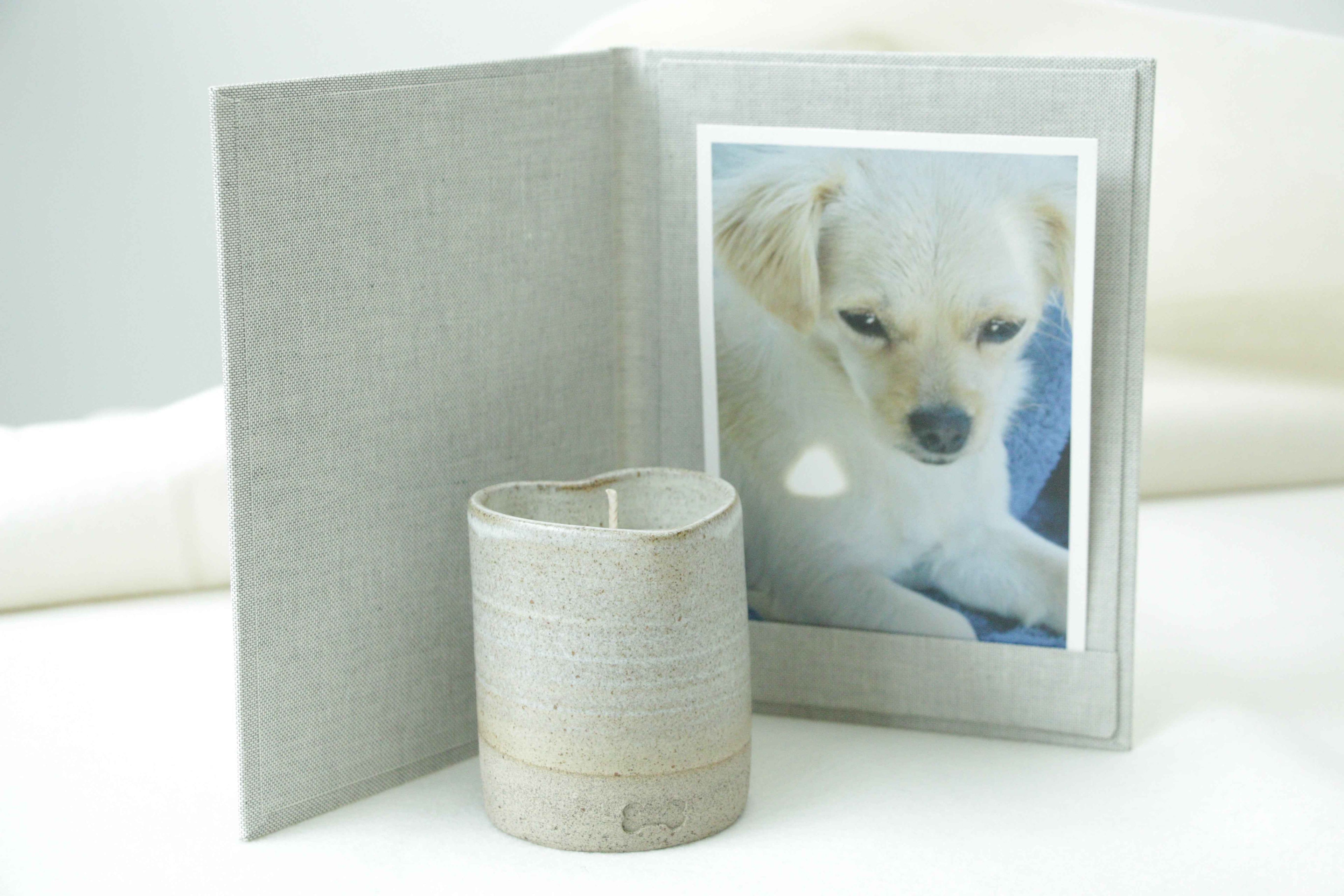 fotomapje linnen hond