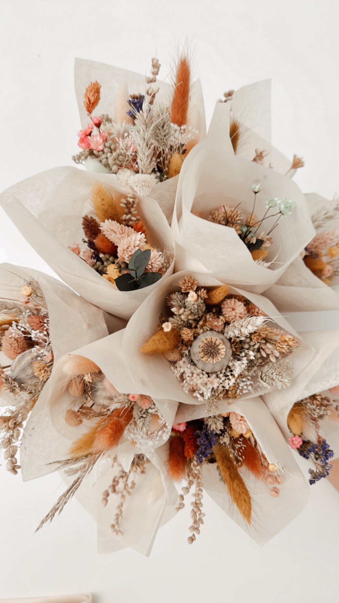 mini boeket droogbloemen 1