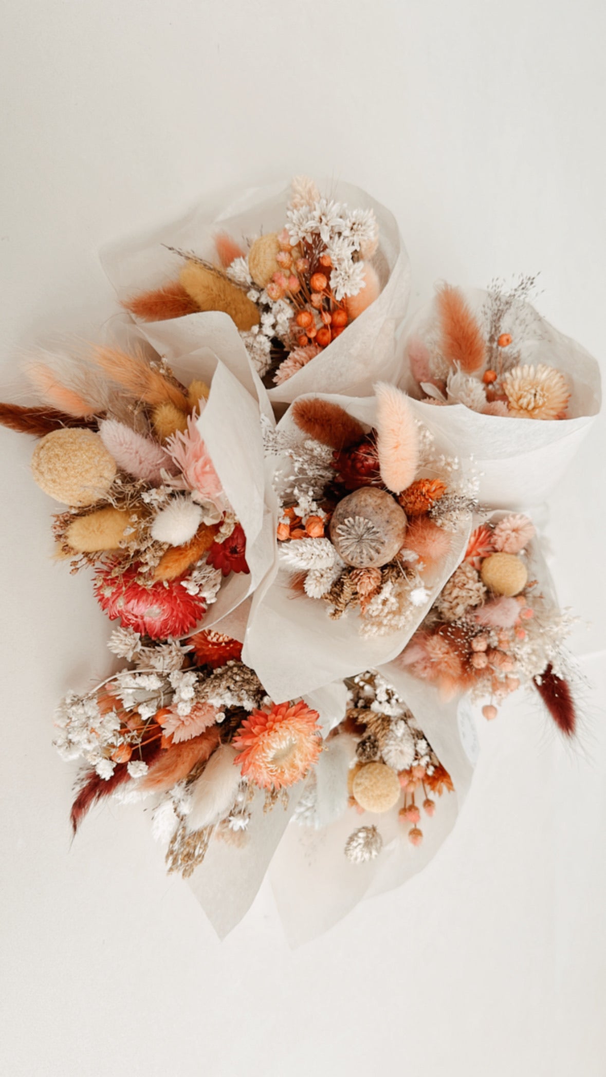 mini boeket droogbloemen 1