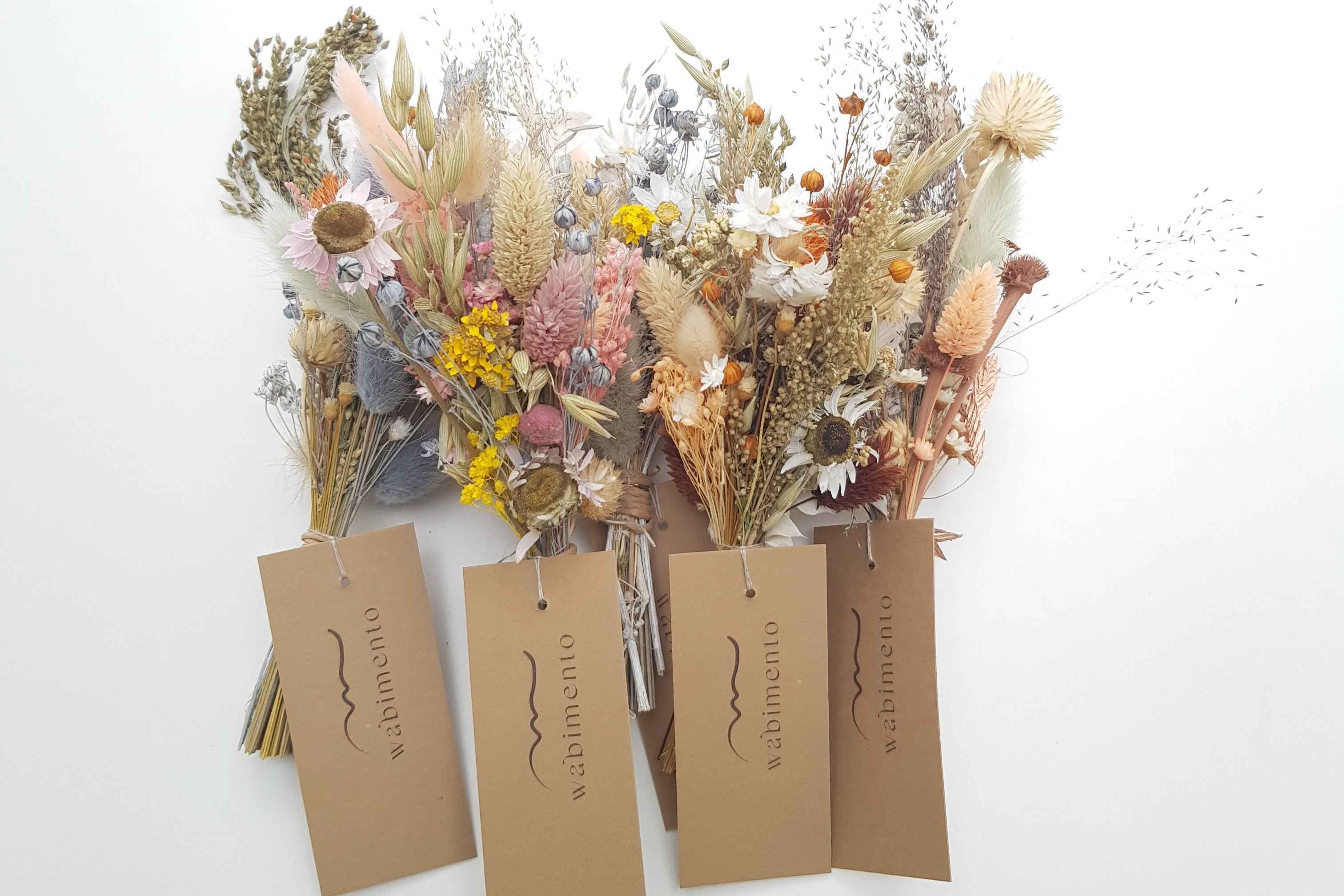 mini boeketje droogbloemen